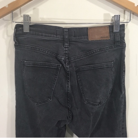 Madewell High Riser Skinny Grey Ankle Jeans Sz 25 - Picture 4 of 5